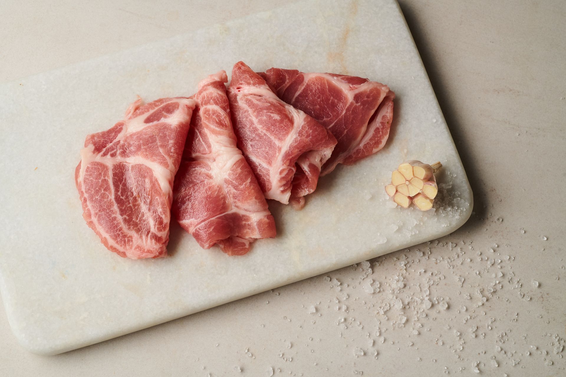 究好豬 蒜味梅花肉片 調理品1